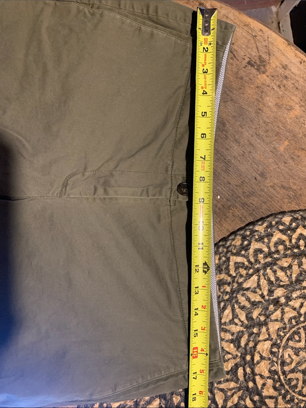 J. Jill Light Olive Green Straight-Leg Live-in Chinos - Picture 9 of 9